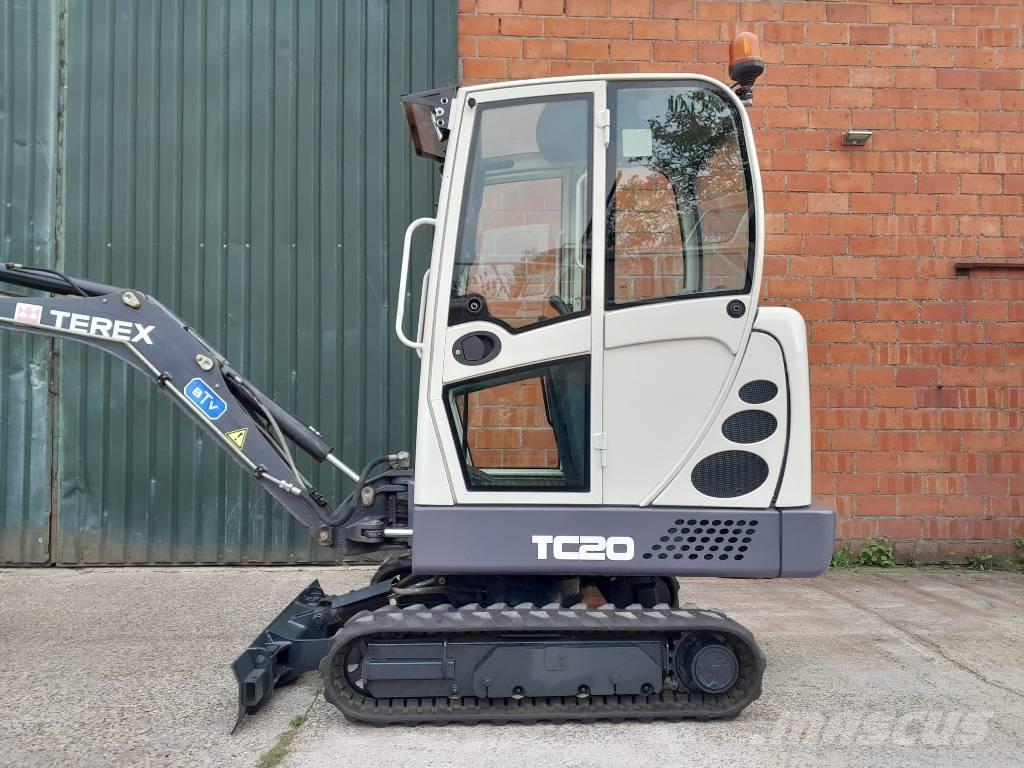 Terex TC 20 Mini ekskavatörler, 7 tona dek