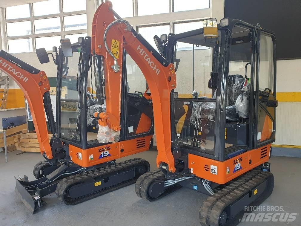 Hitachi ZX 19 Mini ekskavatörler, 7 tona dek