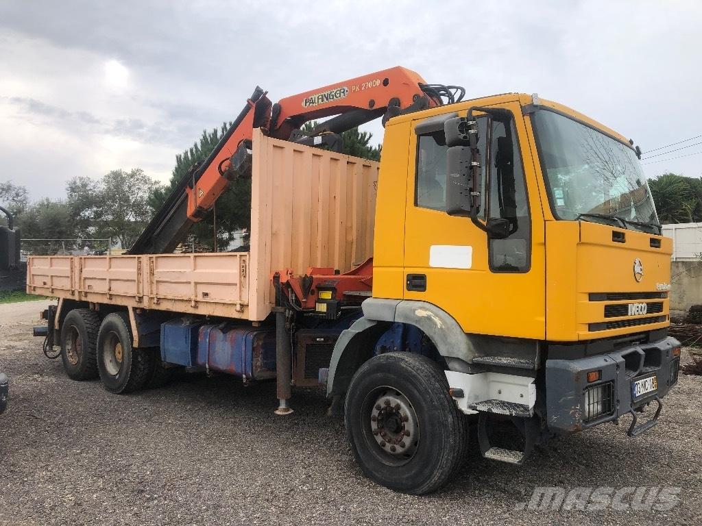 Iveco Euro trailer Araç üzeri vinçler