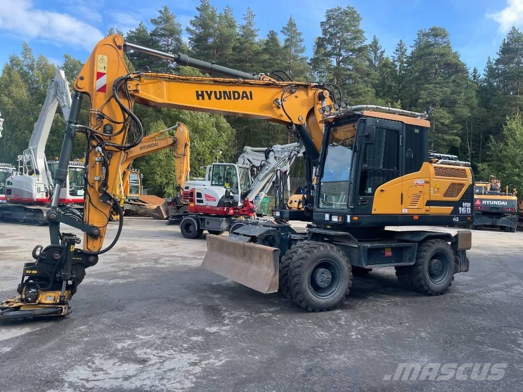 Hyundai HW 160 Lastik tekerli ekskavatörler