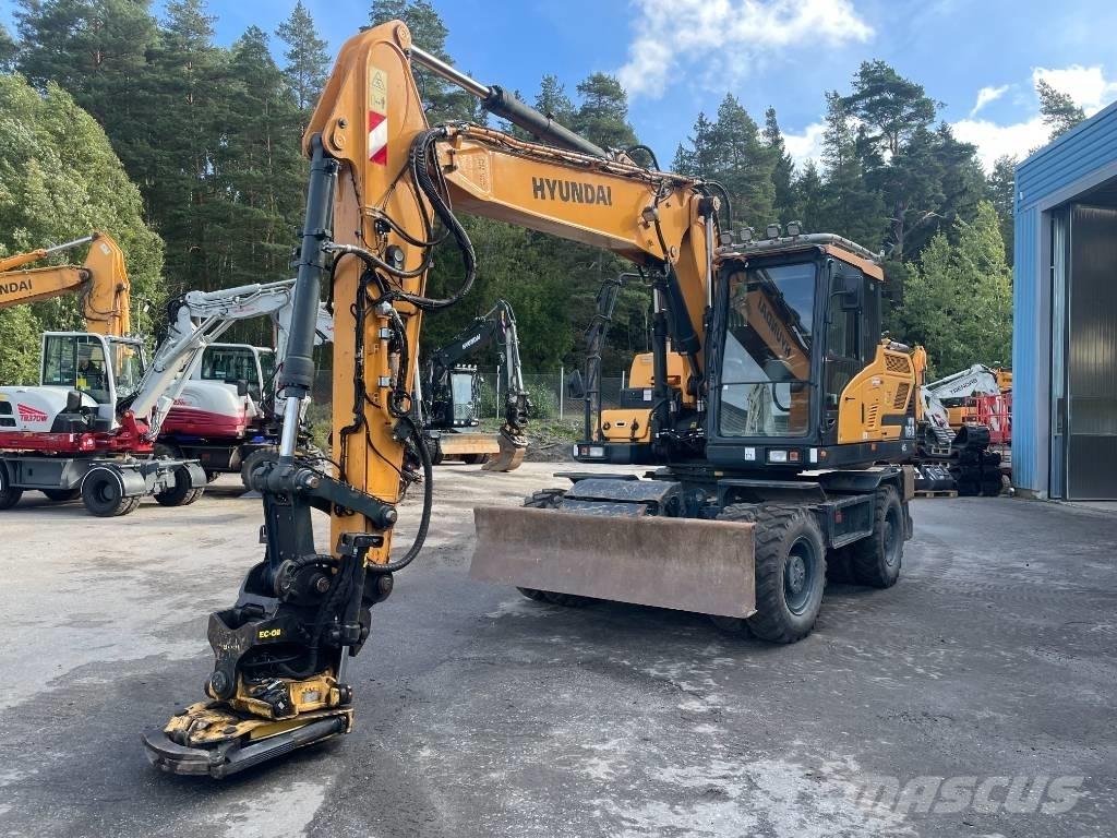 Hyundai HW 160 Lastik tekerli ekskavatörler