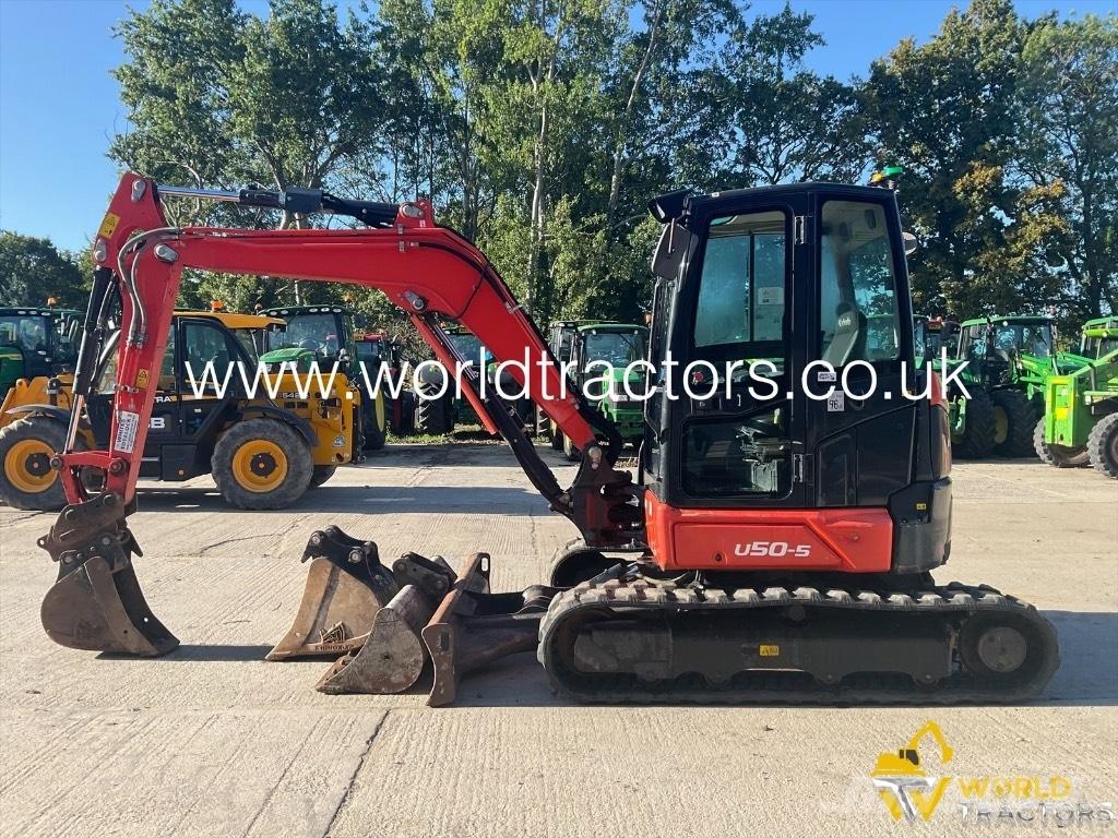 Kubota U 50-5 Mini ekskavatörler, 7 tona dek