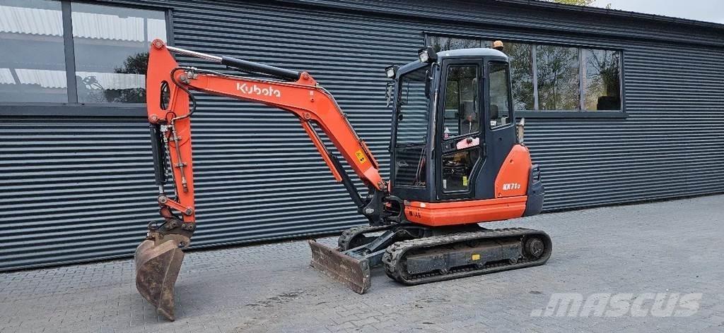 Kubota KX71-3 Mini ekskavatörler, 7 tona dek