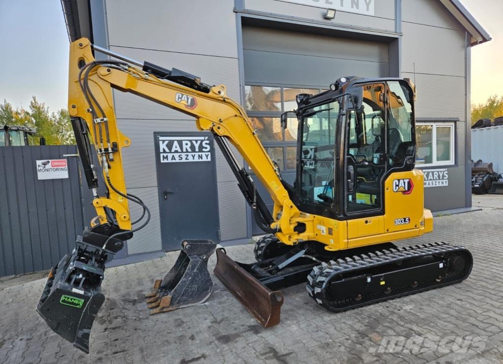 CAT 303.5 CR Mini ekskavatörler, 7 tona dek