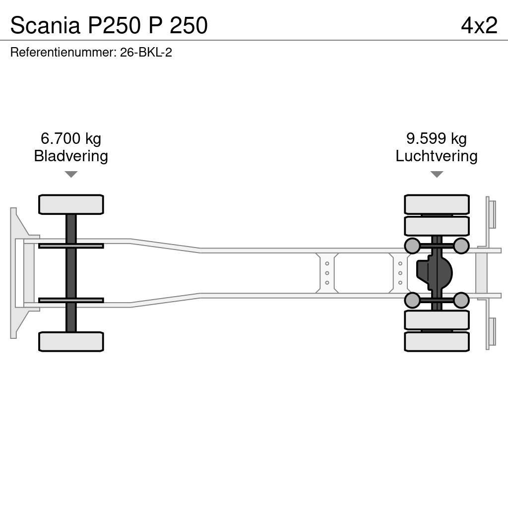 Scania P250 P 250 Kapali kasa kamyonlar