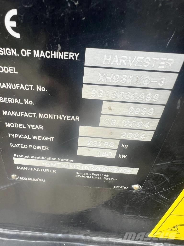 Komatsu 931 XC Biçerdöverler