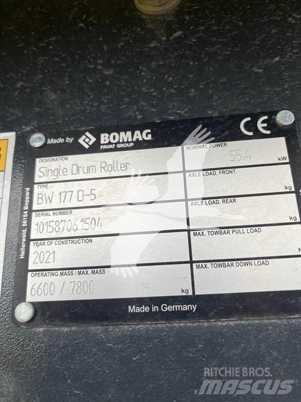 Bomag BW177D-5 Tek tamburlu silindirler