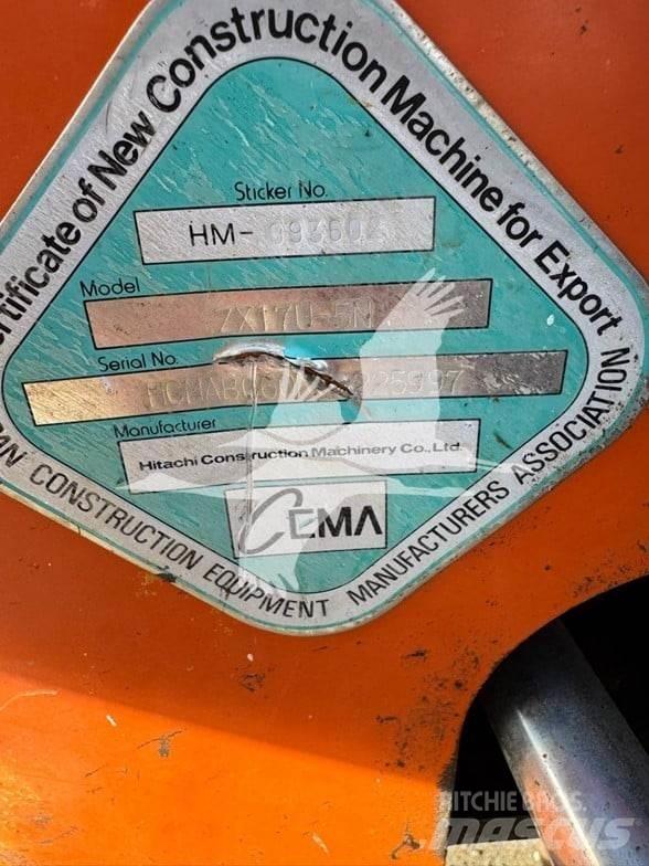 Hitachi ZX17 Mini ekskavatörler, 7 tona dek
