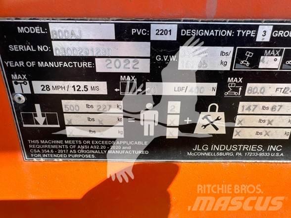JLG 800AJ Körüklü personel platformları