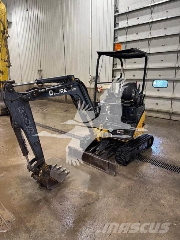 John Deere 17 Mini ekskavatörler, 7 tona dek