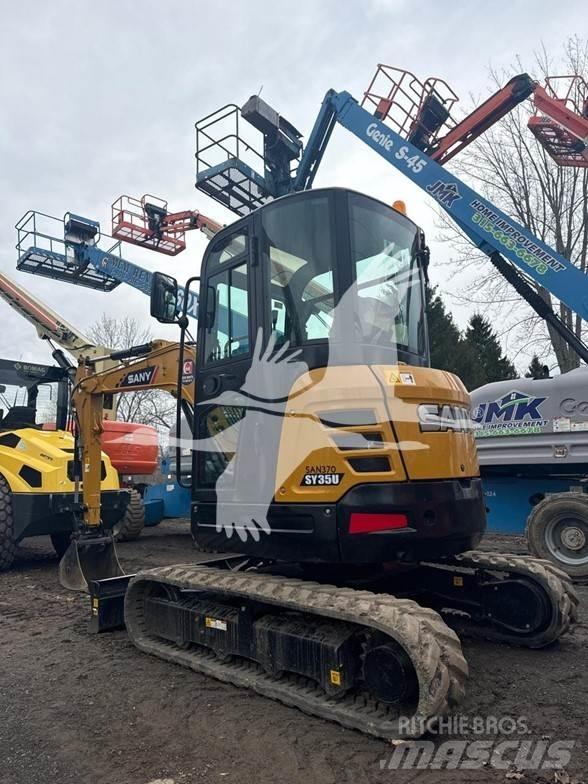 Sany SY35U Mini ekskavatörler, 7 tona dek