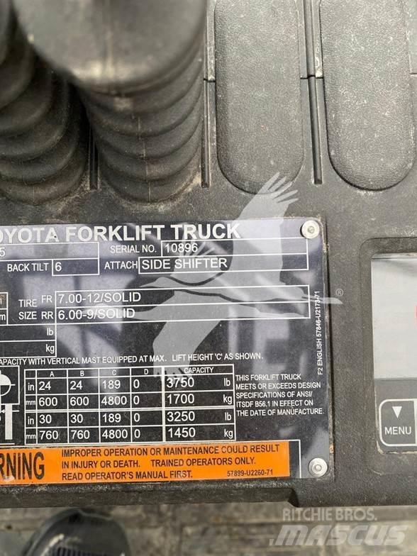 Toyota 8FGU25 Dizel forkliftler