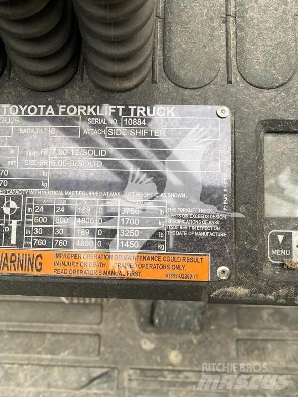 Toyota 8FGU25 Dizel forkliftler