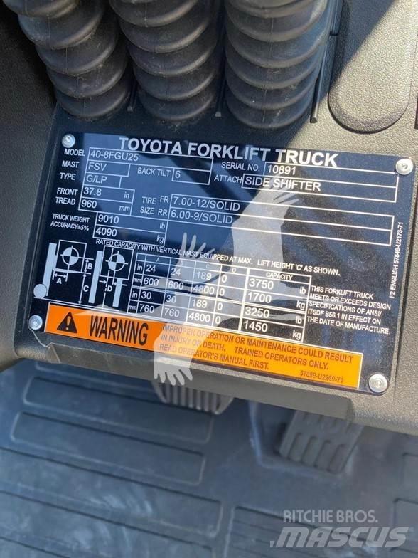 Toyota 8FGU25 Dizel forkliftler