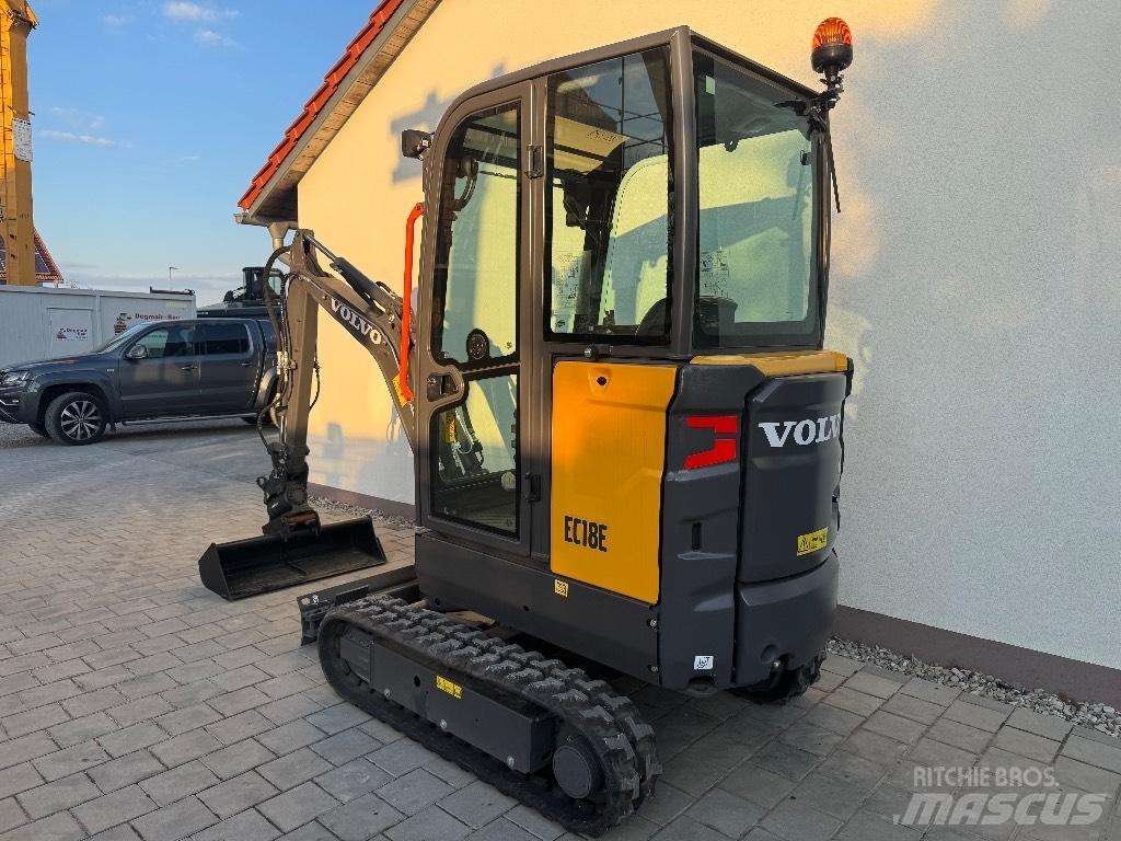 Volvo EC 18 E Mini ekskavatörler, 7 tona dek