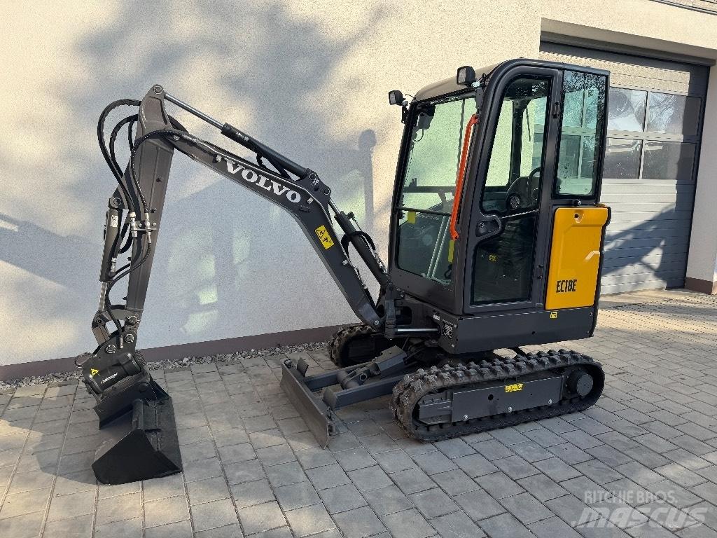 Volvo EC 18 E Mini ekskavatörler, 7 tona dek