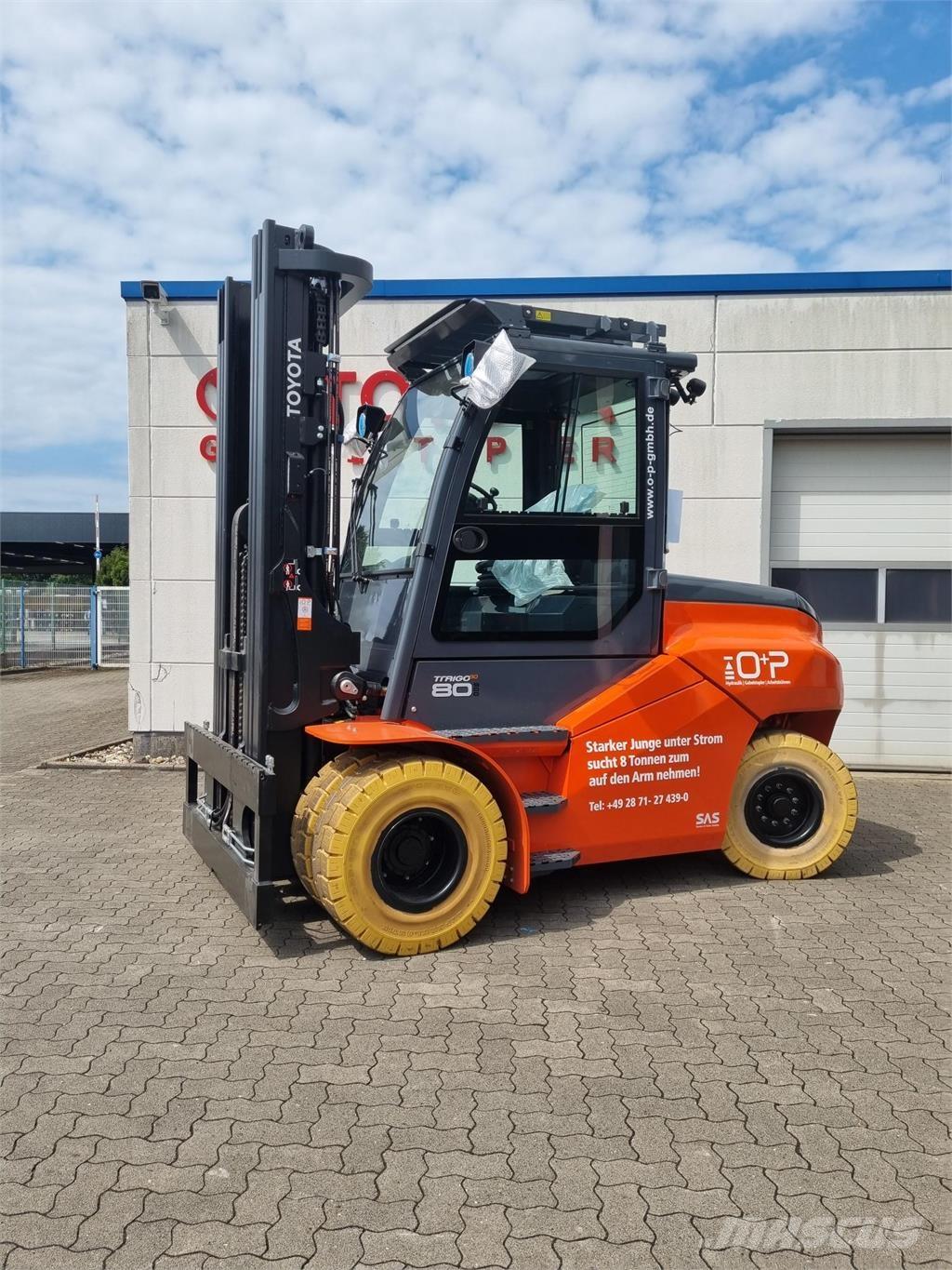 Toyota 9FBH80T Elektrikli forkliftler