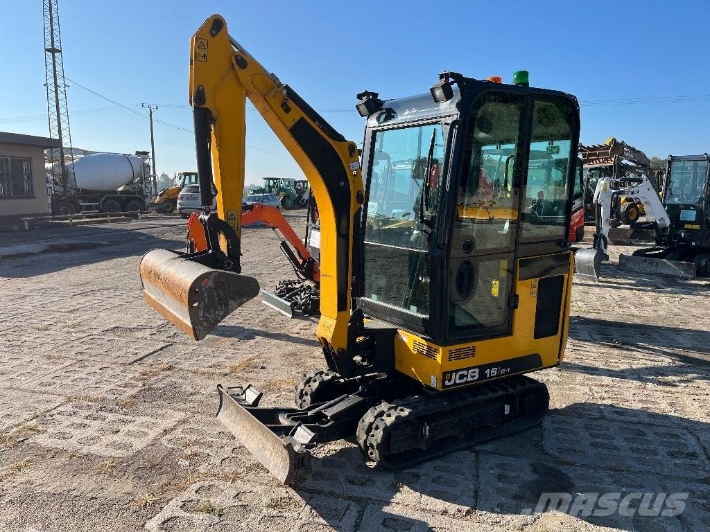 JCB 16 C-1 T3 Mini ekskavatörler, 7 tona dek