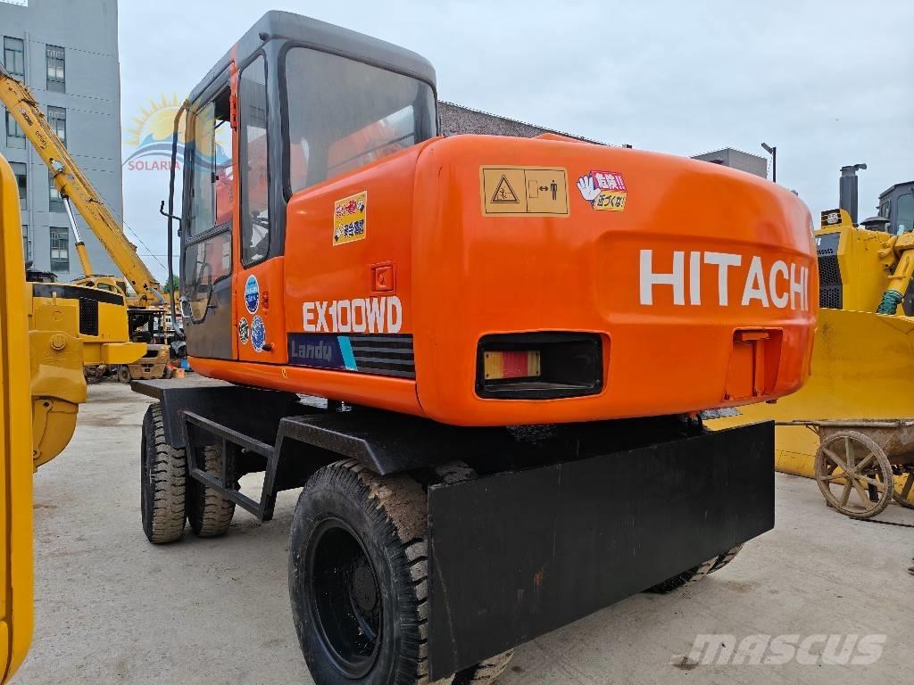 Hitachi EX 100 W D Lastik tekerli ekskavatörler