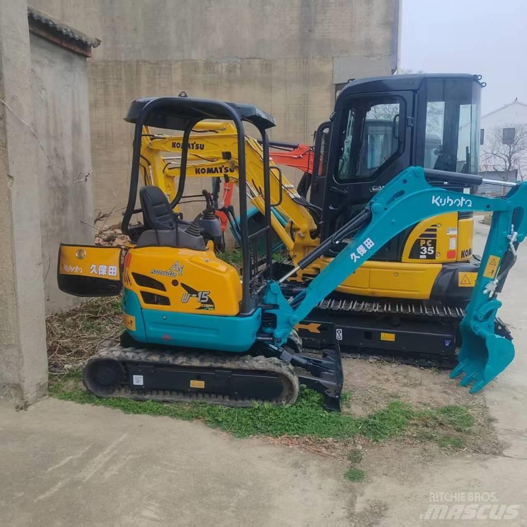 Kubota U15 Mini ekskavatörler, 7 tona dek