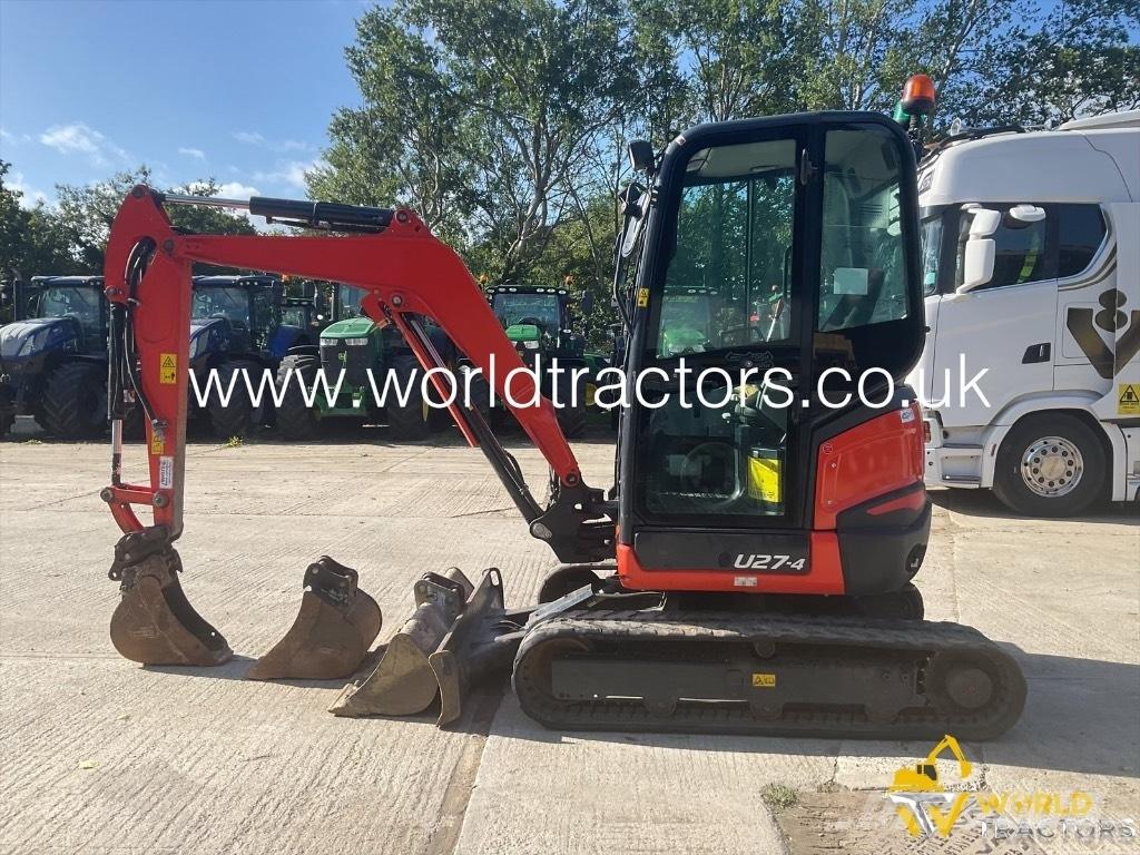 Kubota U 27-4 Mini ekskavatörler, 7 tona dek