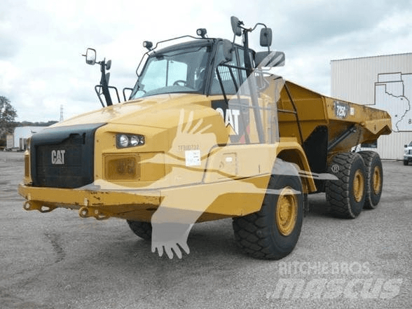 CAT 725C2 Belden kirma kaya kamyonu
