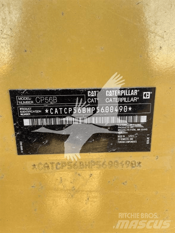 CAT CP56B Tek tamburlu silindirler
