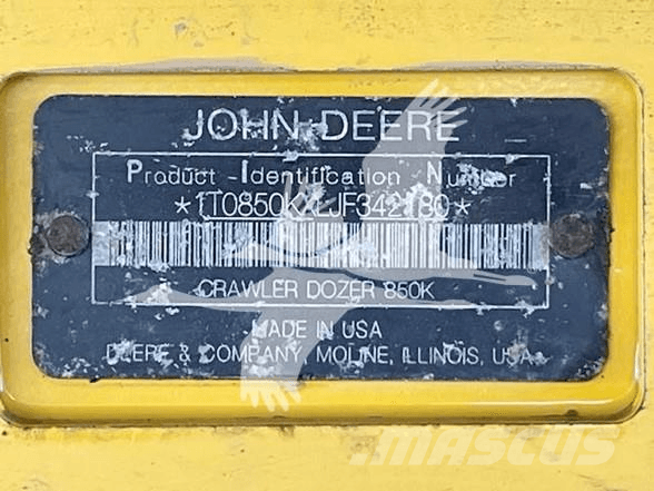 John Deere 850K Paletli dozerler