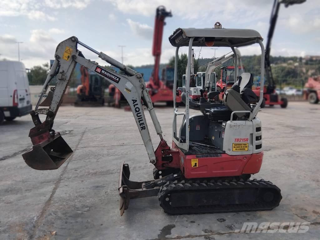 Takeuchi TB 215 R Mini ekskavatörler, 7 tona dek