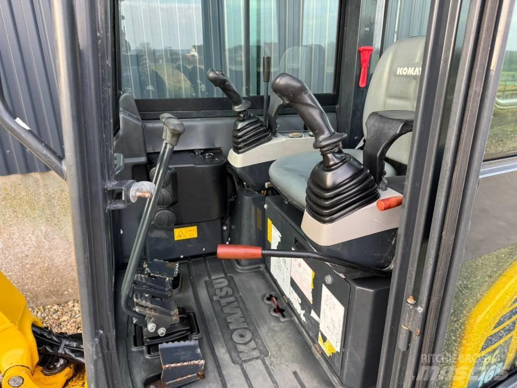 Komatsu PC 16 R-3HS Mini ekskavatörler, 7 tona dek