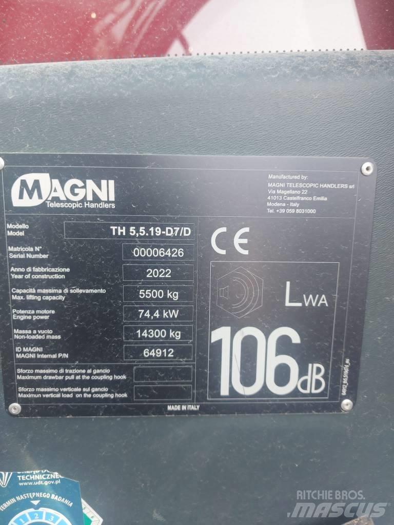 Magni TH 5.5 19 P Teleskopik yükleyiciler