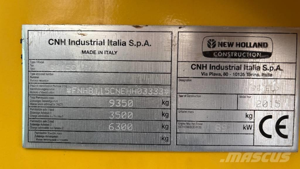 New Holland B 115 C Kazıcı yükleyiciler - beko loder