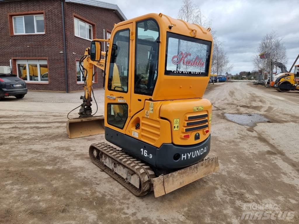 Hyundai R16-9 Mini ekskavatörler, 7 tona dek
