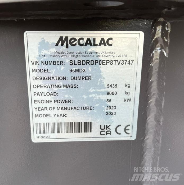 Mecalac 9smdx Belden kirma kaya kamyonu