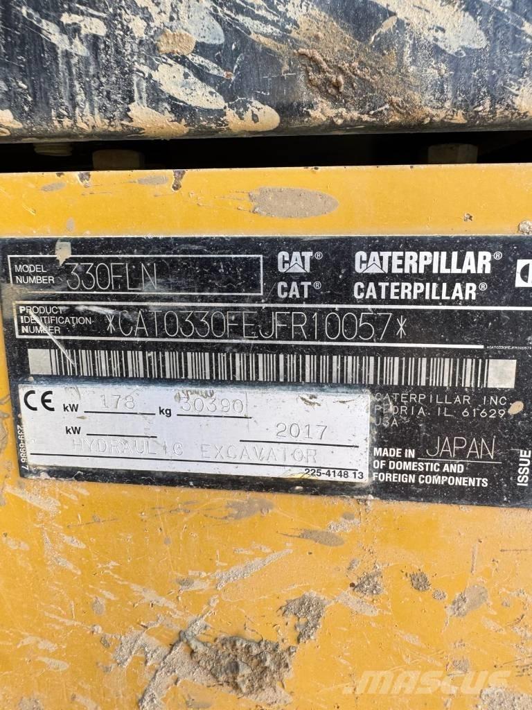 CAT 330 FLN Paletli ekskavatörler