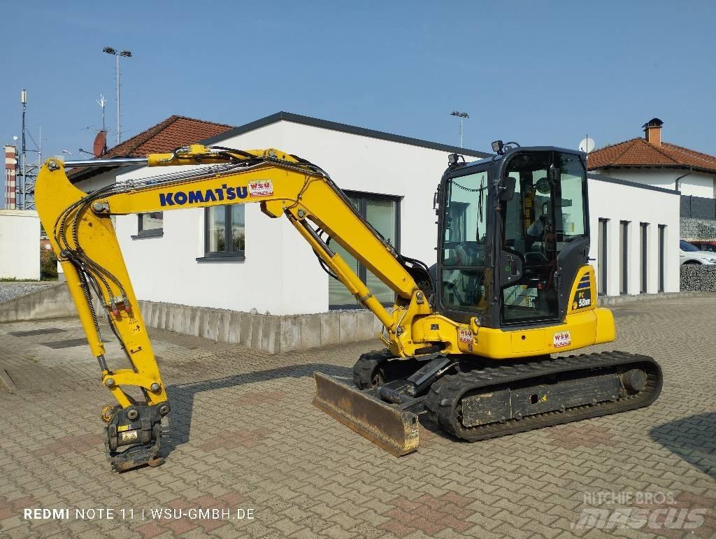 Komatsu PC58 MR-5 Mini ekskavatörler, 7 tona dek
