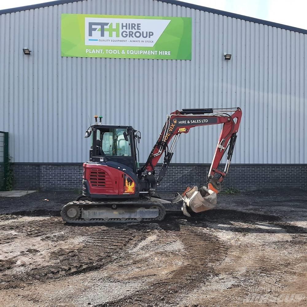 Yanmar Vio 50 Mini ekskavatörler, 7 tona dek