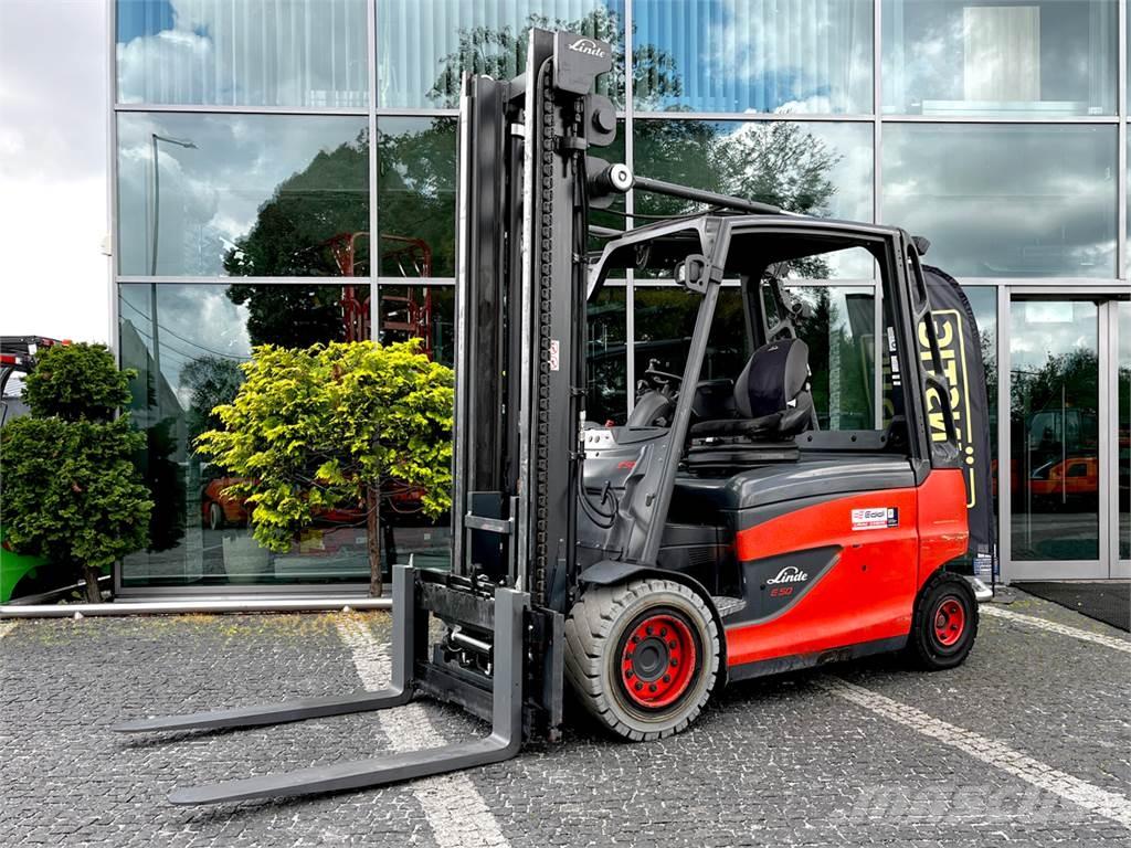 Linde E50HL-01/600 Elektrikli forkliftler