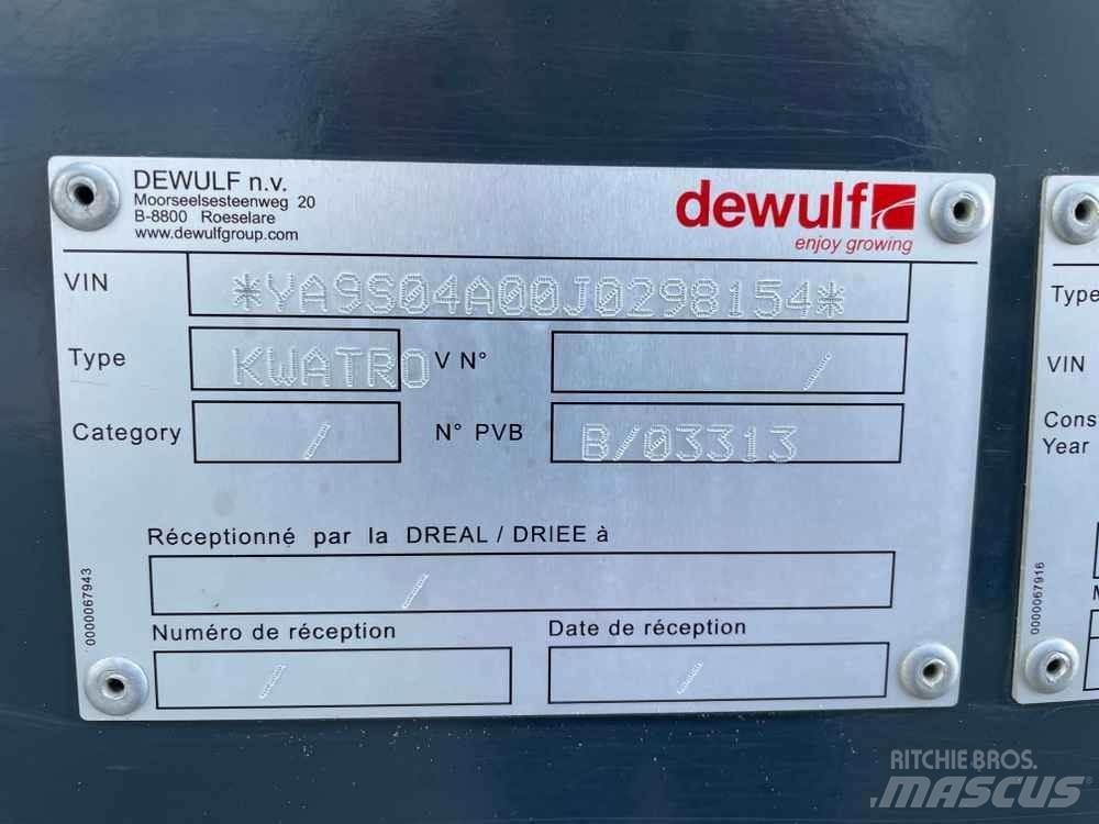 Dewulf KWATRO Diger tarim makinalari