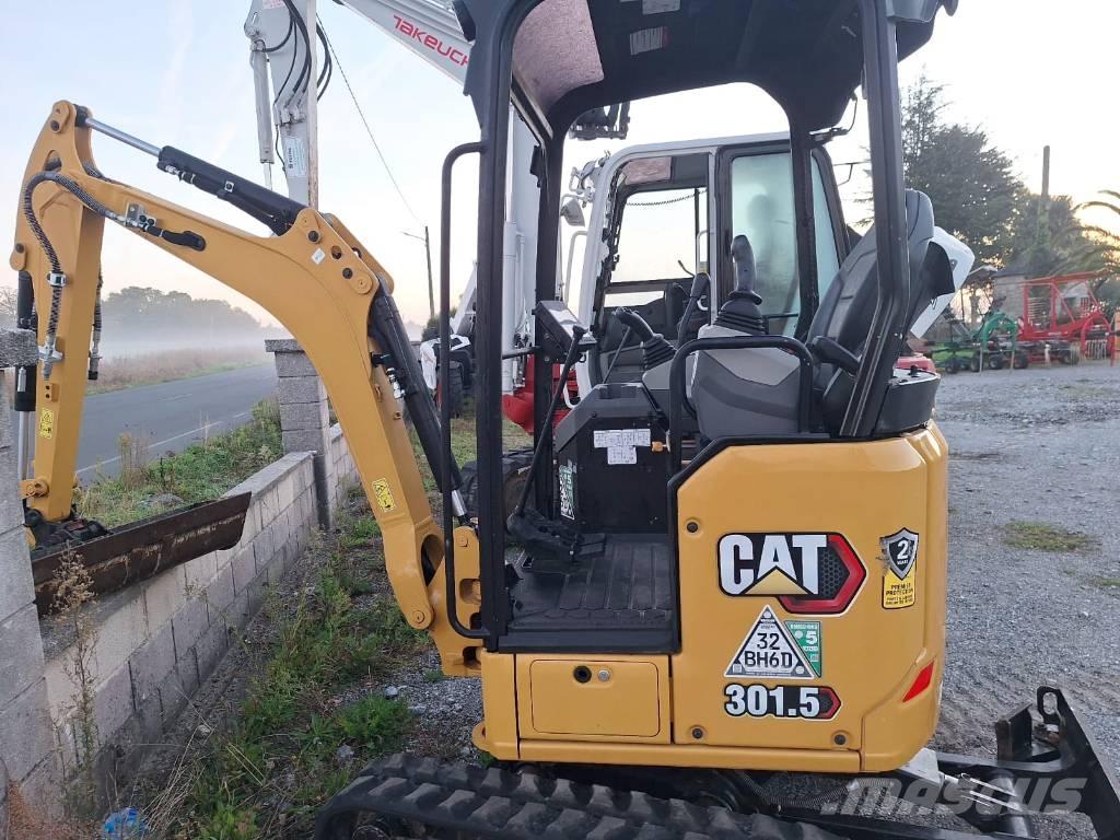 CAT 301.5 Mini ekskavatörler, 7 tona dek