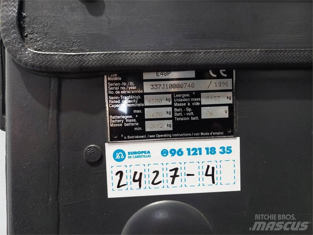 Linde E48P Elektrikli forkliftler