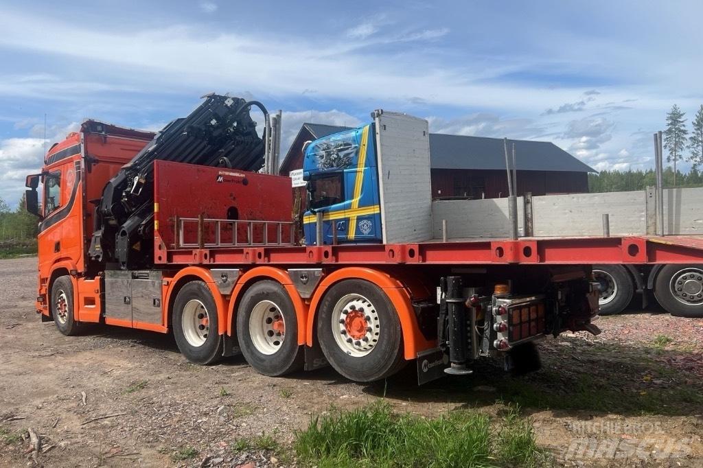 Scania R 500 Araç üzeri vinçler