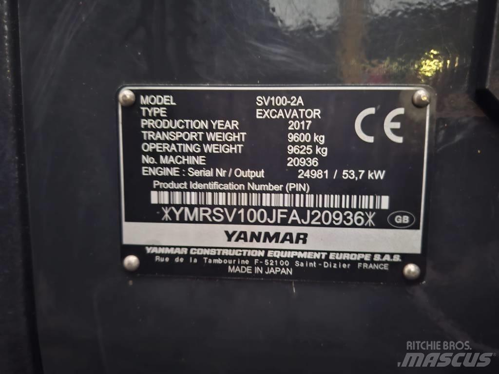 Yanmar SV 100-2A Midi ekskavatörler 7 - 12 t