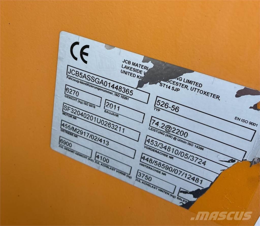 JCB 526-56 Tarimsal teleskopik yükleyiciler