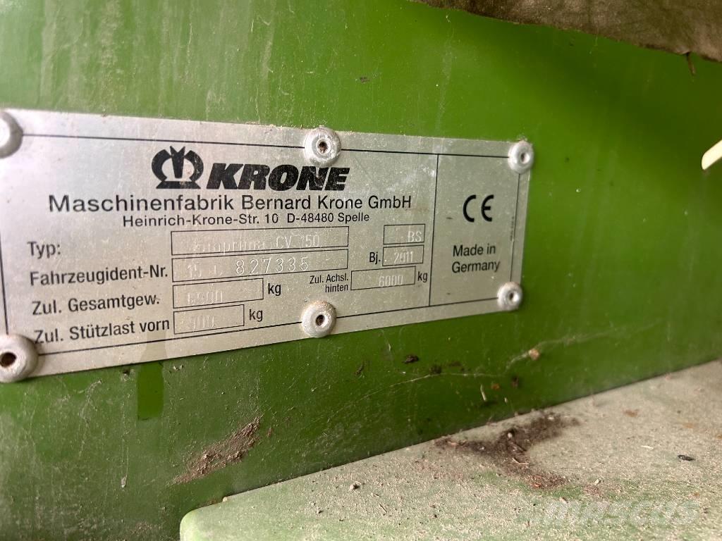 Krone CV150XC Rulo balya makinalari