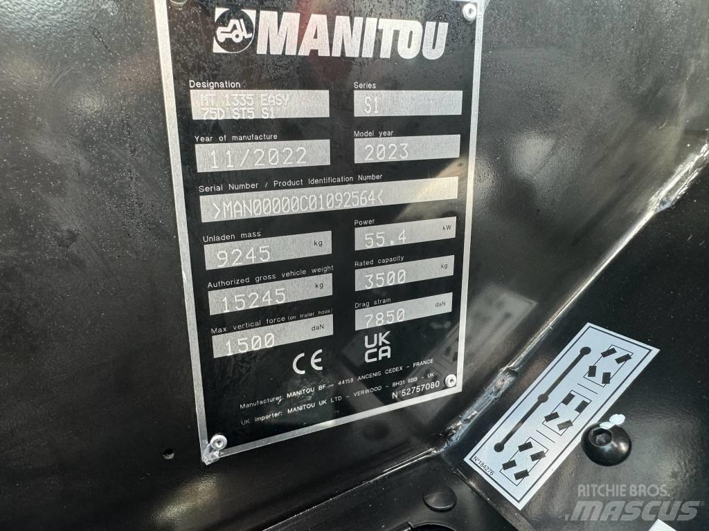 Manitou MT 1335 Teleskopik yükleyiciler