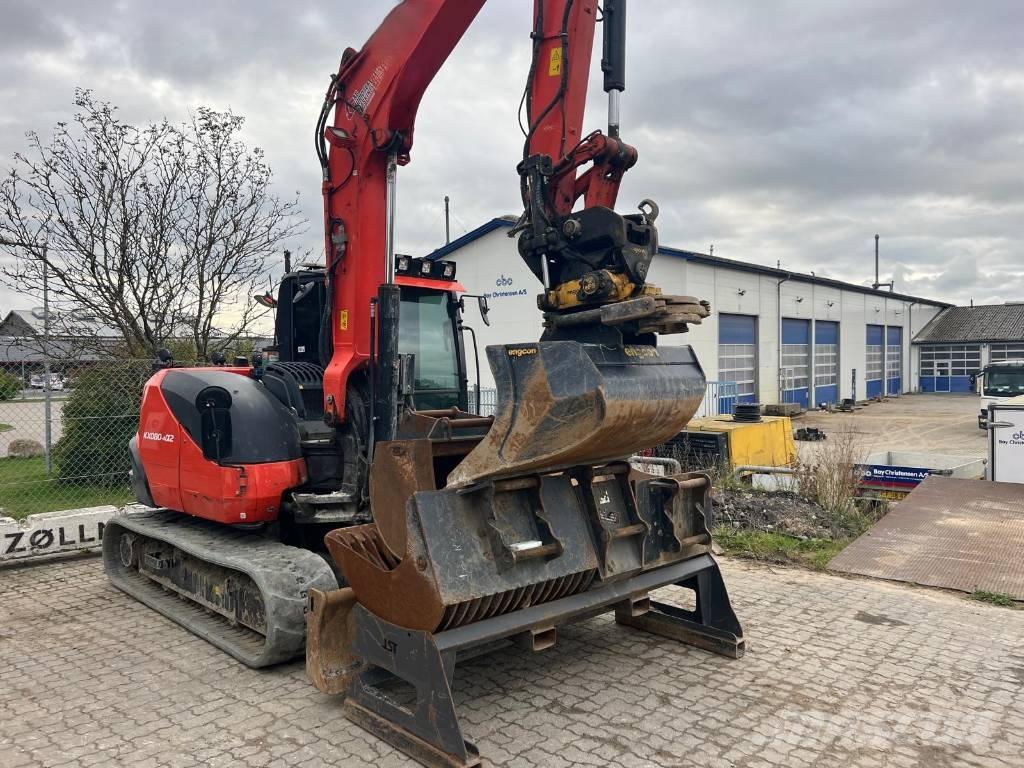 Kubota KX 080-4 A2 Mini ekskavatörler, 7 tona dek