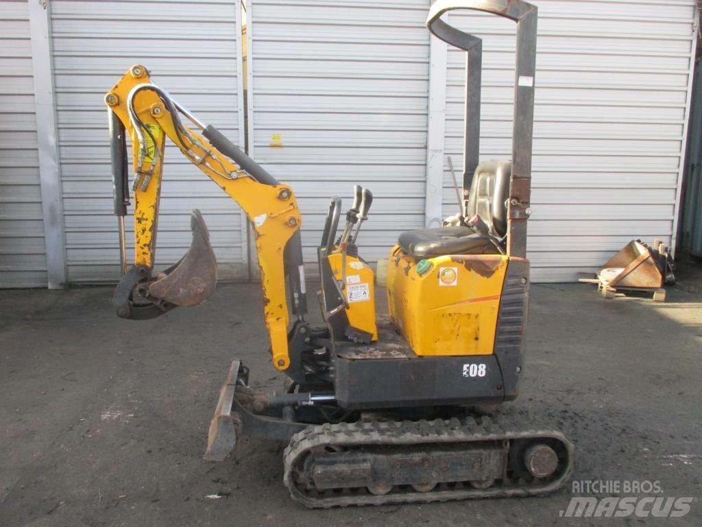 Bobcat E 08 Mini ekskavatörler, 7 tona dek