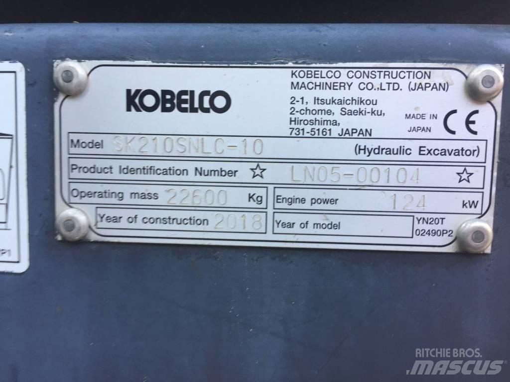 Kobelco SK210NLC Paletli ekskavatörler