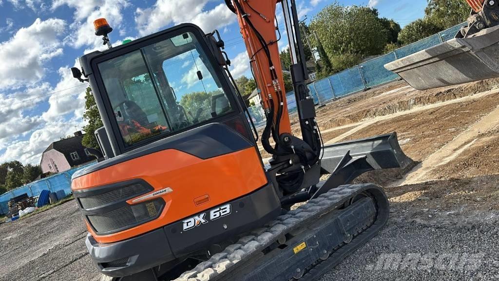 Develon DX 63-7 Mini ekskavatörler, 7 tona dek